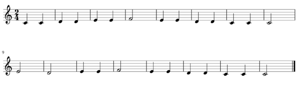 пан флейта первая мелоди с до